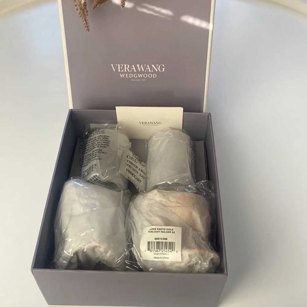 Vera Wang tea light candle holders - Picture 2 of 4